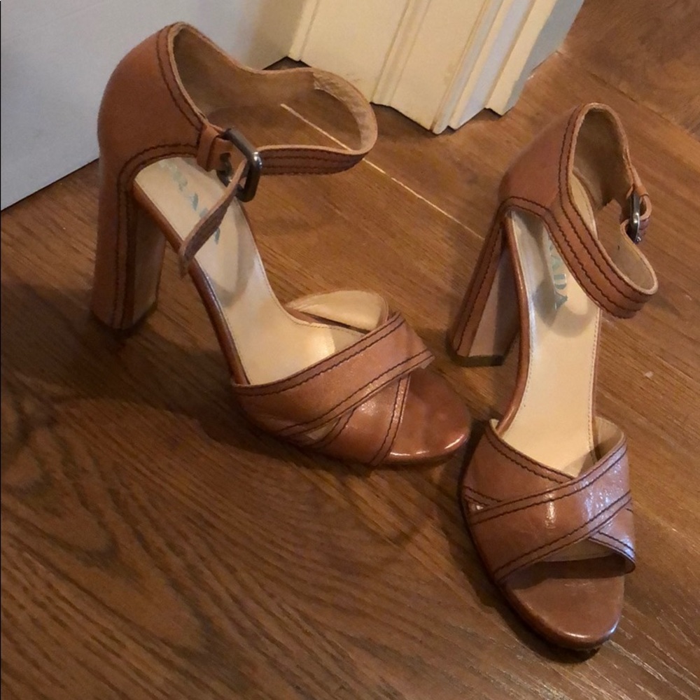 Gorgeous Prada leather sandals